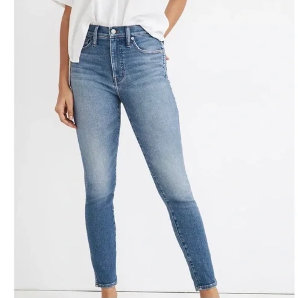 Madewell high rise skinny crop 10